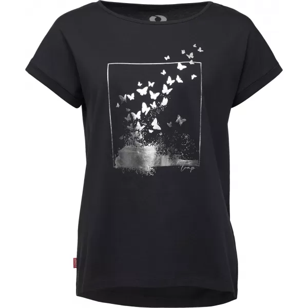  Damen-T-Shirt LOAP BAZALA CLW2440 DUNKELBLAU 