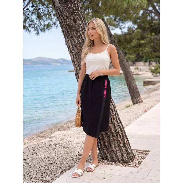  Damenrock KIXMI SIBILA SCHWARZ/ROSA 