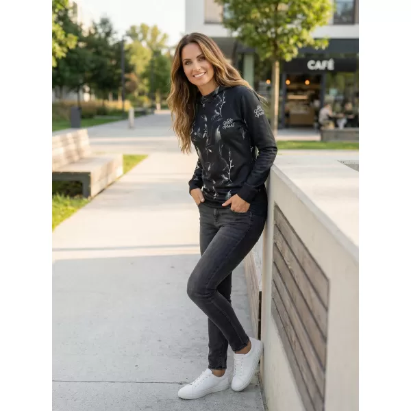  Hochwertiges Funktions-Sweatshirt für Damen ALTISPORT VOJ/ALW026MI01 SCHWARZ 