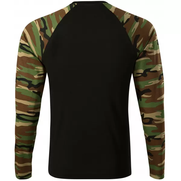  Herren-T-Shirt mit langen Ärmeln ALTISPORT NoPrint NP/ALM661 TARNBRAUN 