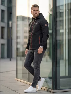 Herrenjacke ALTISPORT CARLEY SCHWARZ ROT