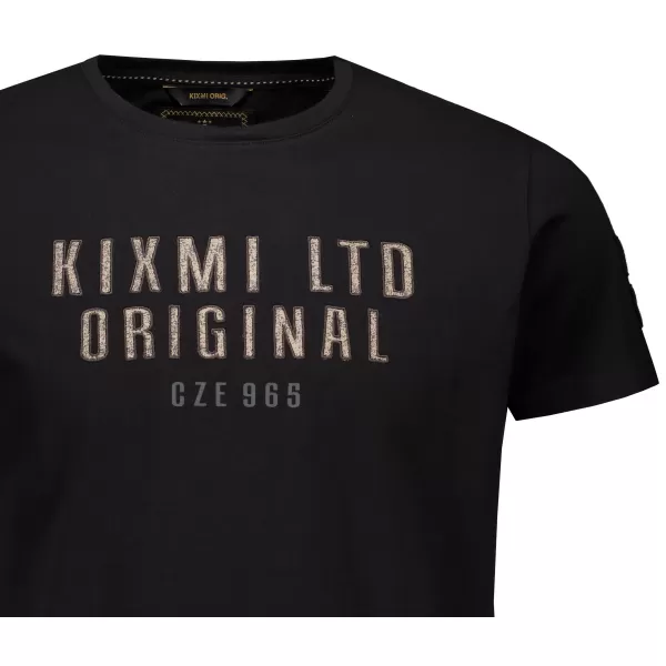  Herren-T-Shirt KIXMI SALEM SCHWARZ 