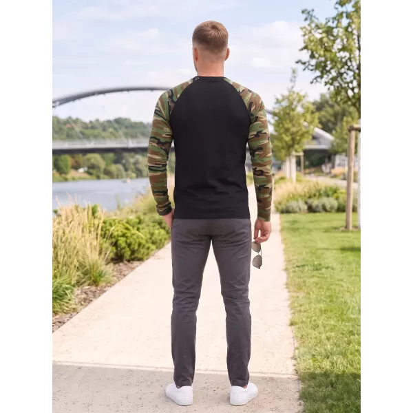  Herren-T-Shirt mit langen Ärmeln ALTISPORT NoPrint NP/ALM661 TARNBRAUN 