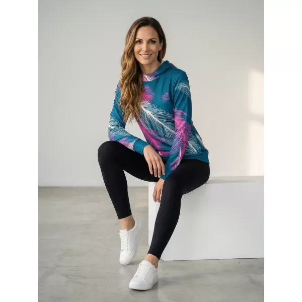  Hochwertiges Funktions-Sweatshirt für Damen ALTISPORT VOJ/ALW001MI01 PETROL/ROSA 