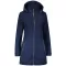 Softshell-Mantel für Damen ALTISPORT CIARA DUNKELBLAU/SILBER