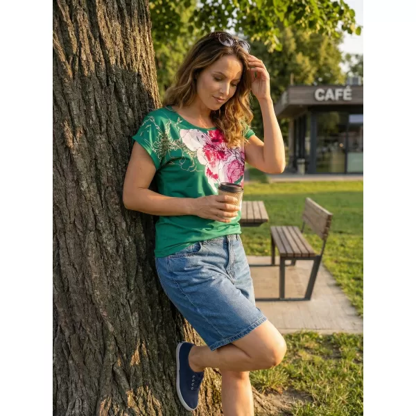 Damen-T-Shirt KIXMI SAKURA Grün 