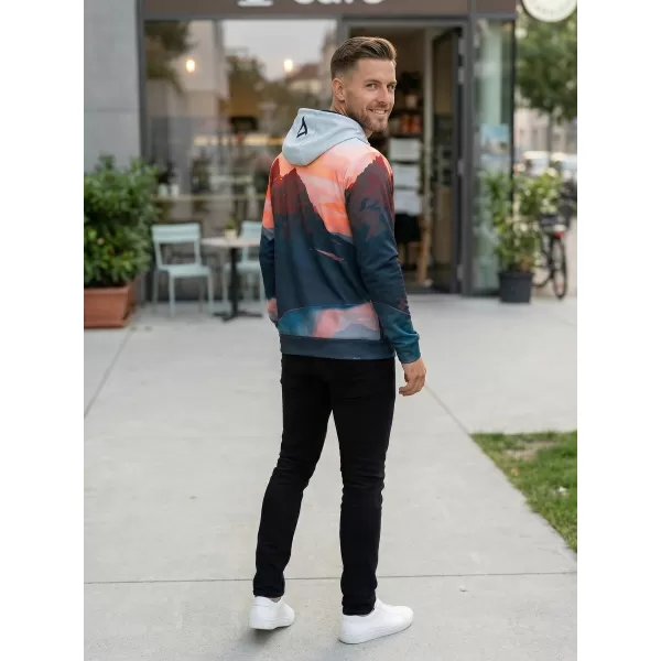  Hochwertiges Funktions-Sweatshirt für Herren ALTISPORT VOJ/ALM030MI01 ORANGE 