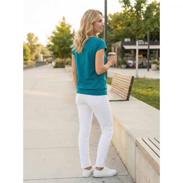  Damen-T-Shirt ALTISPORT NoPrint NP/ALW021 DUNKLES TÜRKIS 