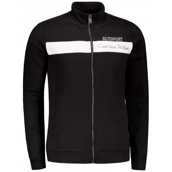  Herren-Sweatshirt ALTISPORT CORDEL SCHWARZ 