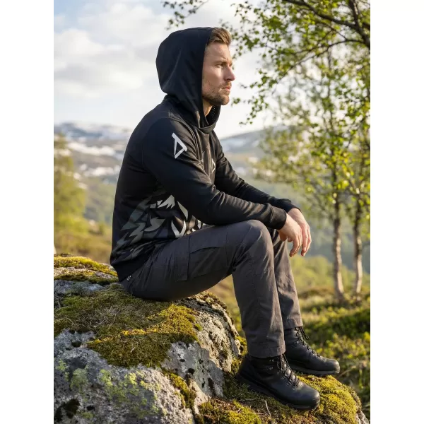  Hochwertiges Funktions-Sweatshirt für Herren ALTISPORT VOJ/ALM029MI01 SCHWARZGRAU 