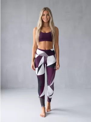 Lange Premium-Leggings für Damen ALTISPORT VOJ/ALW007LEG01 LILA