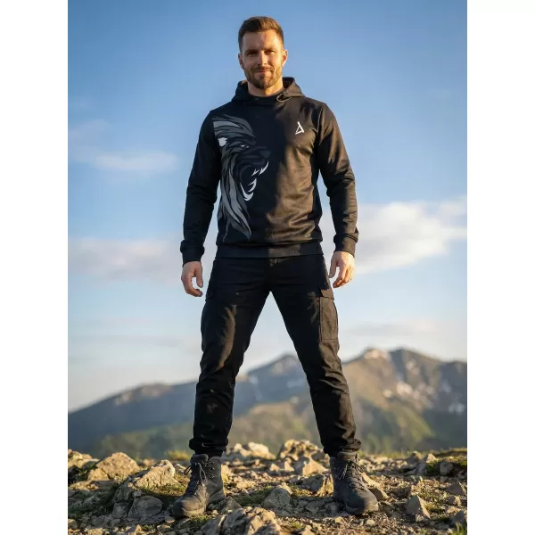  Hochwertiges Funktions-Sweatshirt für Herren ALTISPORT VOJ/ALM029MI01 SCHWARZGRAU 
