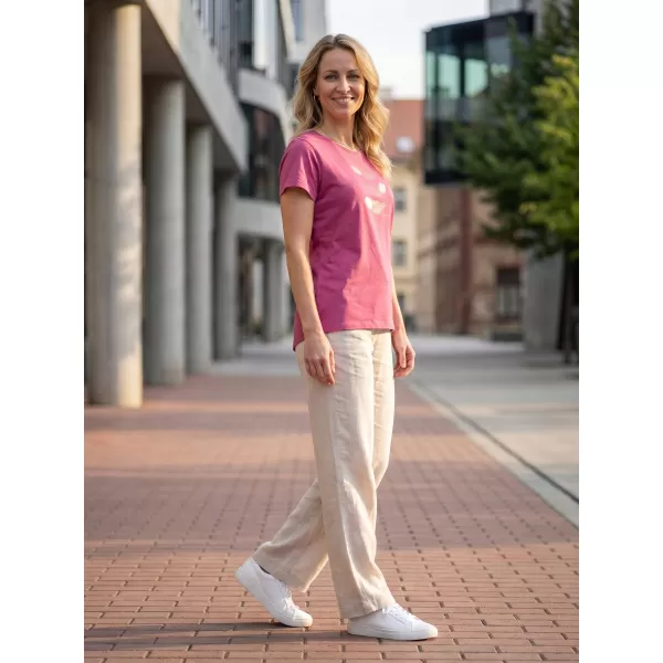  Damen-T-Shirt LOAP ASIKA CLW2459 ROSA 