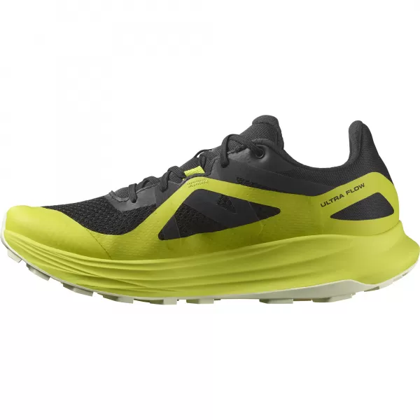  Herrenschuhe SALOMON ULTRA FLOW L47462500 SCHWARZ/SCHWEFELFEDER/TRANSPARENTGELB 