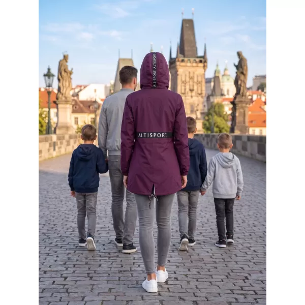  Damenjacke ALTISPORT CHELSIE LILA 