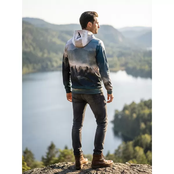  Hochwertiges Funktions-Sweatshirt für Herren ALTISPORT VOJ/ALM030MI01 GRÜN 