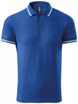 Herren-T-Shirt mit Kragen ALTISPORT NoPrint NP/ALM912 KÖNIGSBLAU