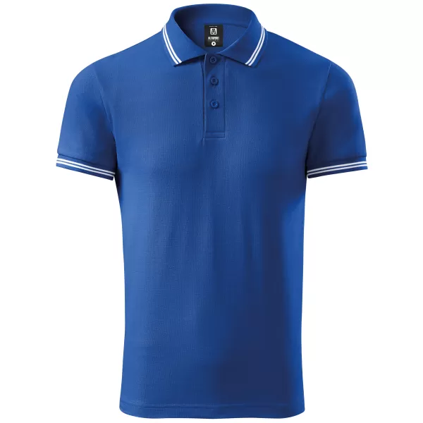  Herren-T-Shirt mit Kragen ALTISPORT NoPrint NP/ALM912 KÖNIGSBLAU 