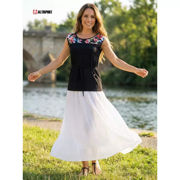  Damen-T-Shirt KIXMI SELLY SCHWARZ 