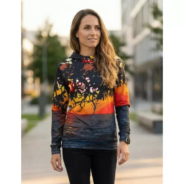  Hochwertiges Funktions-Sweatshirt für Damen ALTISPORT VOJ/ALW030MI01 ORANGE 