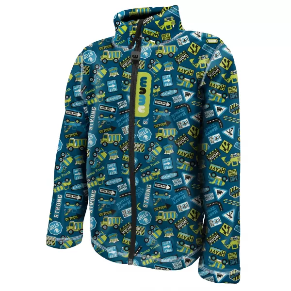  Fleece-Sweatshirt für Kinder WAMU BAGR BLAU 
