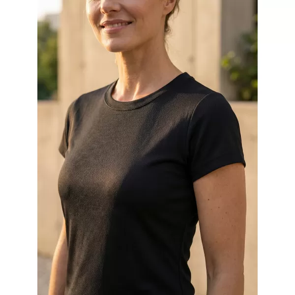  Funktions-T-Shirt für Damen ALTISPORT NoPrint NP/ALW041 SCHWARZ 