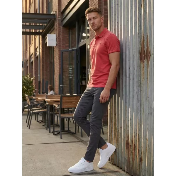  Herren-T-Shirt KIXMI SPENCER ROT 