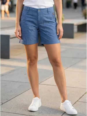 Damen-Shorts SAM 73 AURORA WS 793 MITTELBLAU
