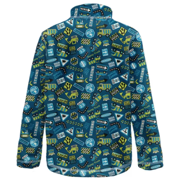  Fleece-Sweatshirt für Kinder WAMU BAGR BLAU 