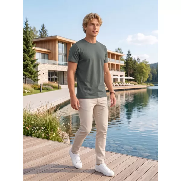  Herren-T-Shirt ALTISPORT NoPrint NP/ALM921 DUNKLER SCHIEFER 
