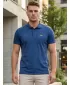 Herren-T-Shirt KIXMI SPENCER DUNKELBLAU/GRÜN