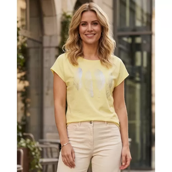  Damen-T-Shirt SAM 73 CLORINDA WT 914 HELLGELB 