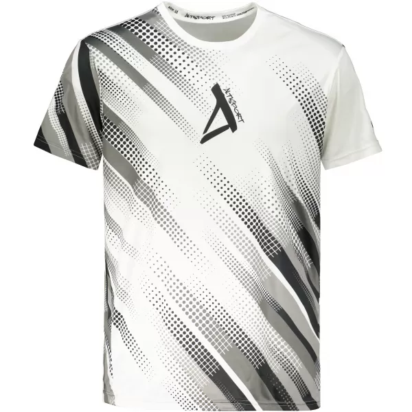  Funktionelles Premium-T-Shirt für Herren ALTISPORT VOJ/ALM028TR01 SCHWARZ UND WEIß 