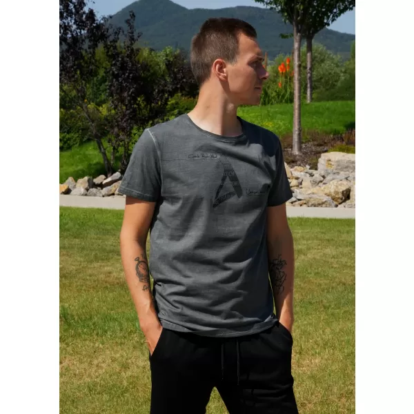  Herren-T-Shirt ALTISPORT CADMAN DUNKELGRAU 