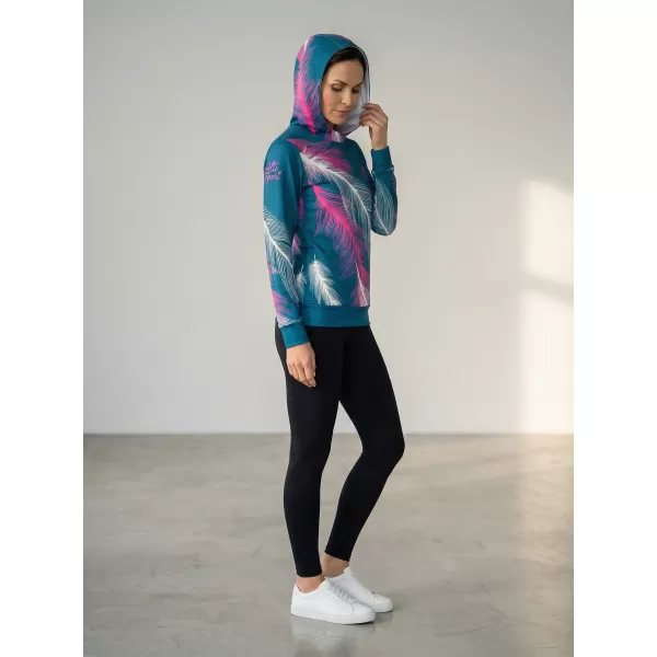  Hochwertiges Funktions-Sweatshirt für Damen ALTISPORT VOJ/ALW001MI01 PETROL/ROSA 