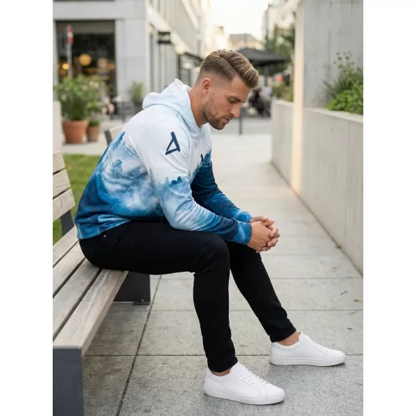  Hochwertiges Funktions-Sweatshirt für Herren ALTISPORT VOJ/ALM030MI01 BLAU 