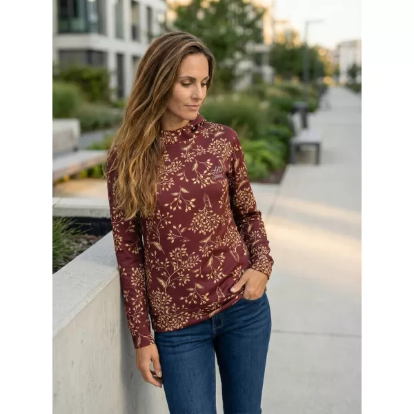  Hochwertiges Funktions-Sweatshirt für Damen ALTISPORT VOJ/ALW025MI01 BURGUND 
