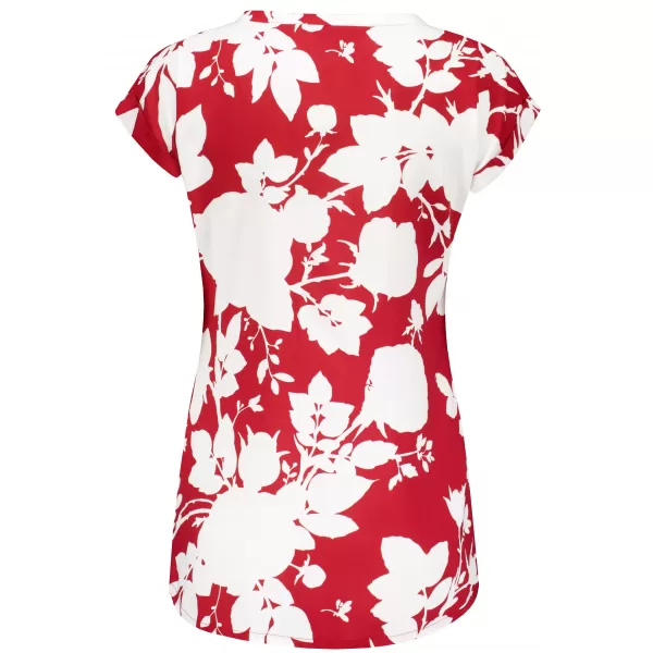  Damenbluse KIXMI SABINE BURGUND 
