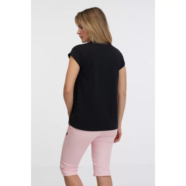  Damen-T-Shirt SAM 73 MIRANDA WT 913 SCHWARZ 