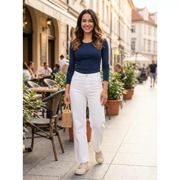  Damen-T-Shirt mit langen Ärmeln ALTISPORT NoPrint NP/ALW961 NAVY BLAU 