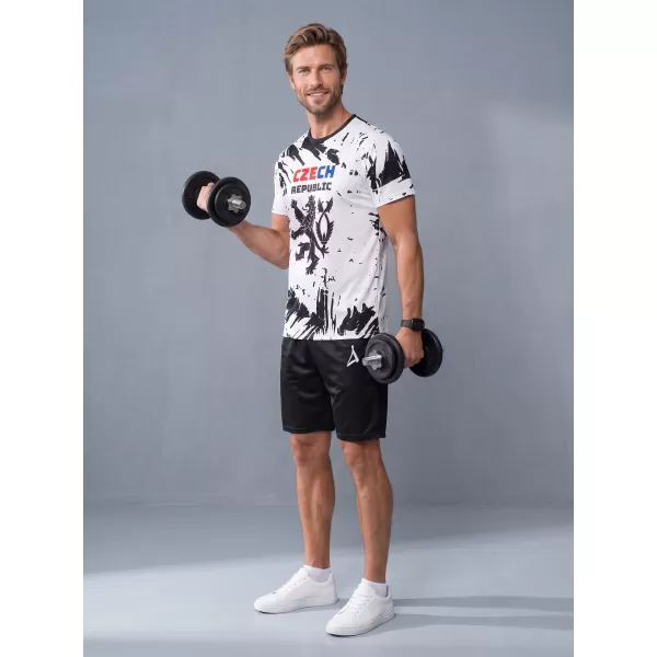  Hochwertiges Funktions-T-Shirt für Herren ALTISPORT x CZE VOJ/ALM036TR01 ABSTRAKTION 
