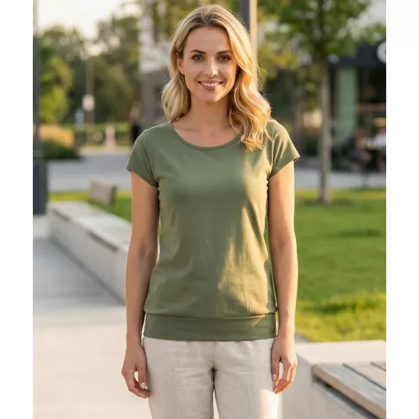  Damen-T-Shirt ALTISPORT NP/ALW021 KHAKI 