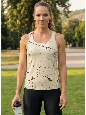 Hochwertiges Funktions-Tanktop für Damen ALTISPORT VOJ/ALW034TIL01 BRAUN