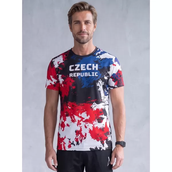  Hochwertiges Funktions-T-Shirt für Herren ALTISPORT x CZE VOJ/ALM036TR01 FLECKEN 