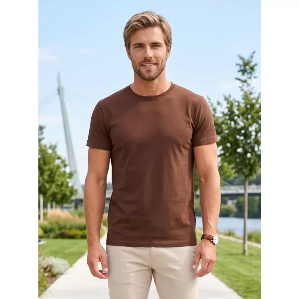  Herren-T-Shirt ALTISPORT NP/ALM921 SCHOKOLADE 