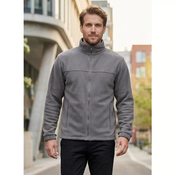  Fleece-Sweatshirt für Herren ALTISPORT NP/ALM105 STAHLGRAU 