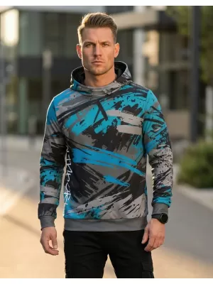 Premium-Sweatshirt für Herren ALTISPORT VOJ/ALM014MI01 SCHWARZ/KEROSIN