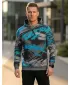 Premium-Sweatshirt für Herren ALTISPORT VOJ/ALM014MI01 SCHWARZ/KEROSIN