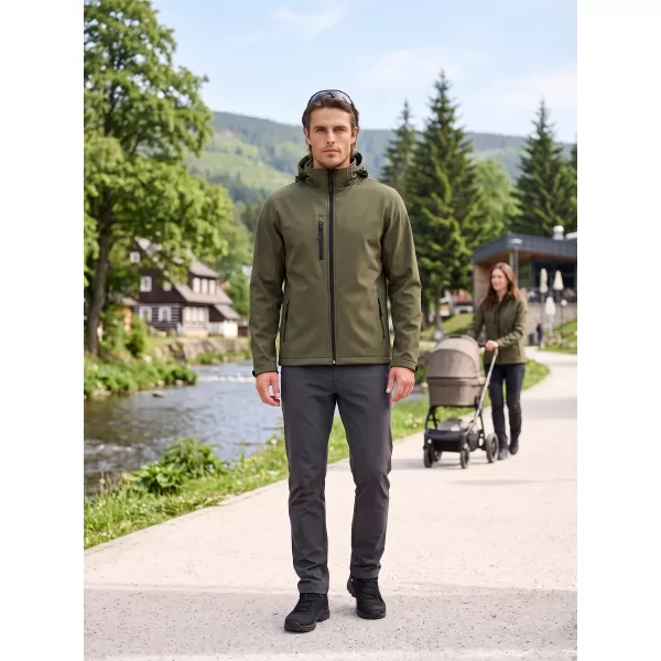  Herren-Softshelljacke ALTISPORT NP/ALM225 MILITÄR 