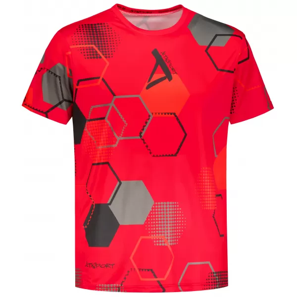  Funktionelles Premium-T-Shirt für Herren ALTISPORT VOJ/ALM037TR01 ROT 